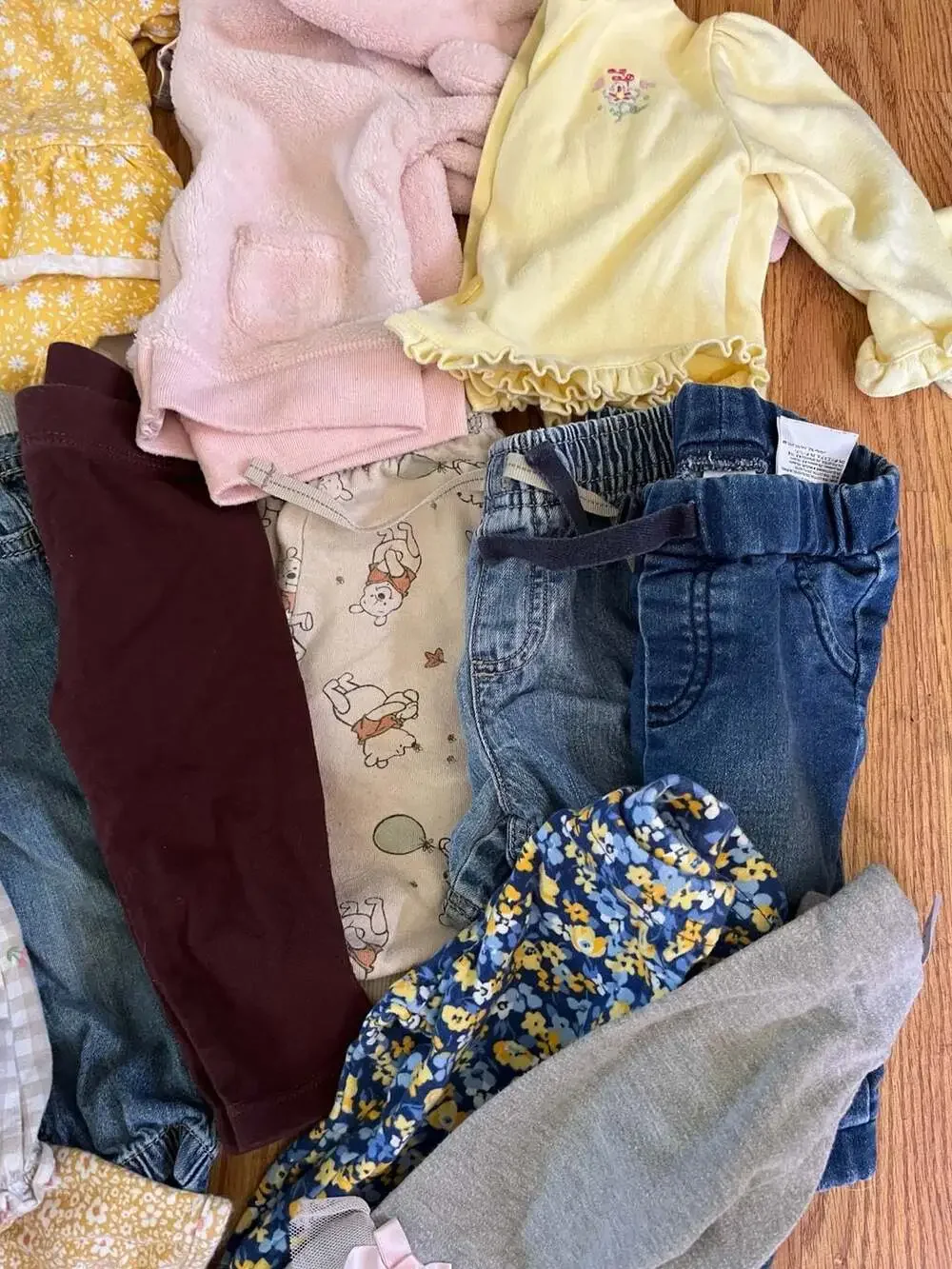 Baby Girl Clothing Lot of 20 Pieces Including Carter's, Old Navy, and Winnie the